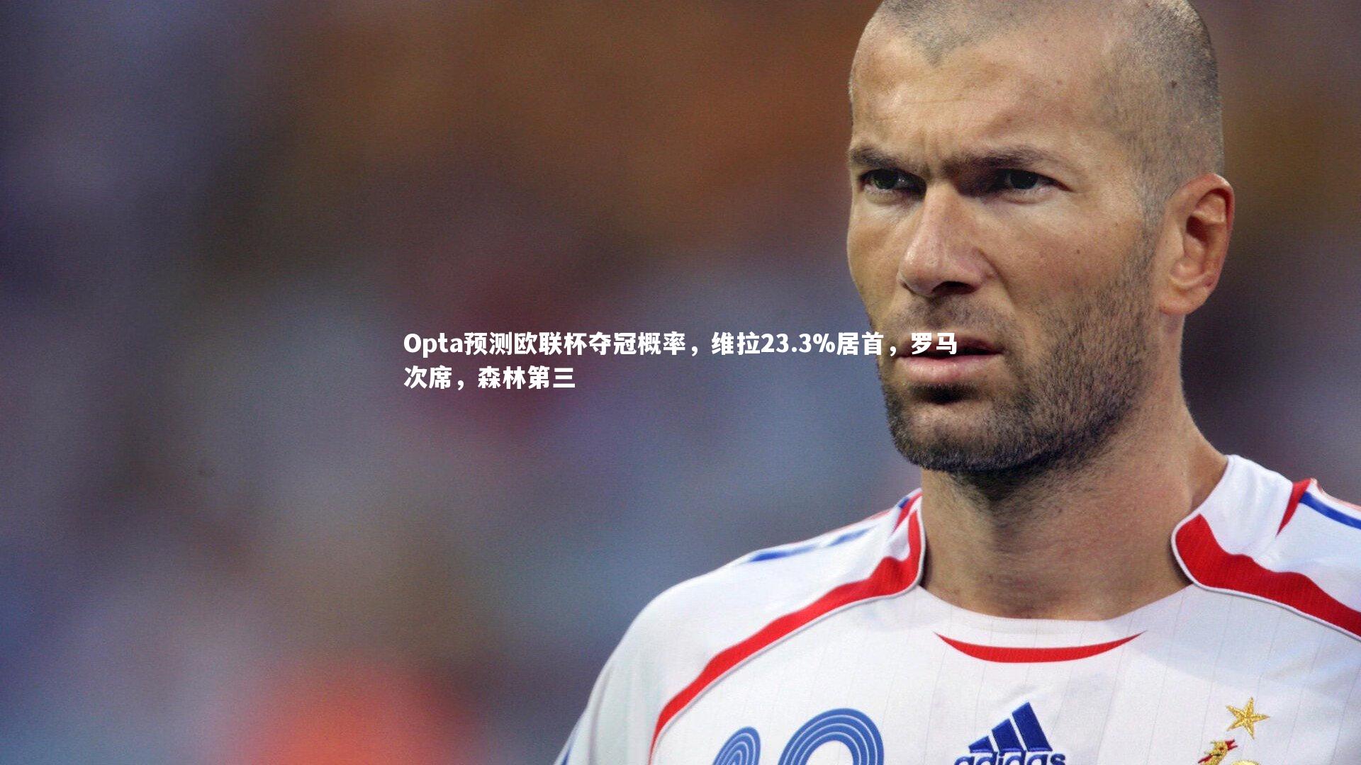 Opta预测欧联杯夺冠概率，维拉23.3%居首，罗马次席，森林第三